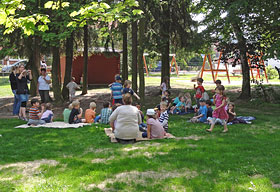 Spielplatzeinweihung