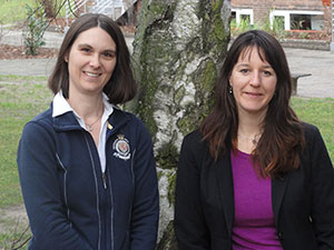 Frau Schultz und Frau Recke